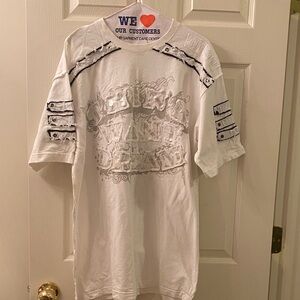 Blac Label Men's White Graphic Tee